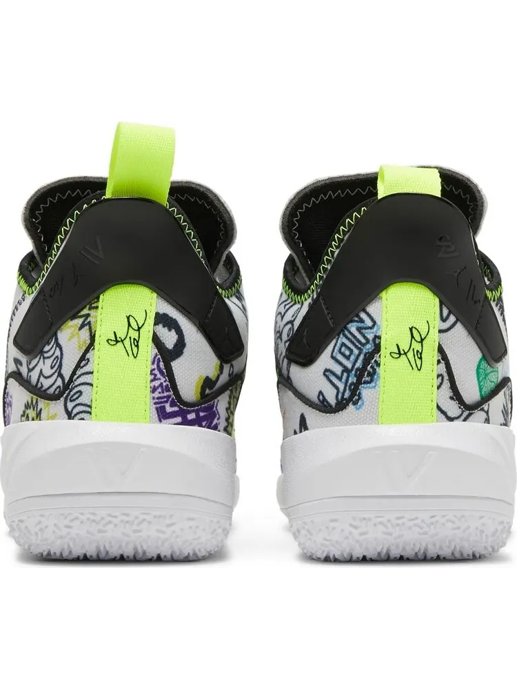 Кроссовки Jordan Why Not Zer0.4 Graffiti — изображение 6 из 8, белый
