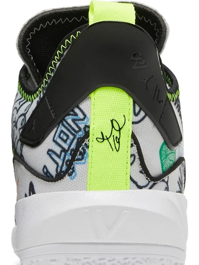 Кроссовки Jordan Why Not Zer0.4 Graffiti — изображение 7 из 8, белый