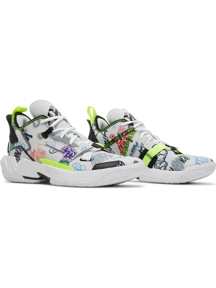 Кроссовки Jordan Why Not Zer0.4 Graffiti — изображение 8 из 8, белый