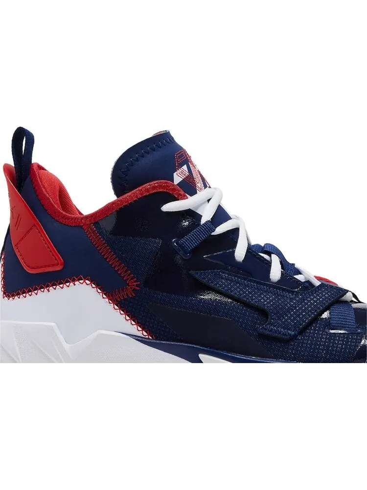 Кроссовки Jordan Why Not Zer0.4 Washington Wizards — изображение 2 из 8, синий