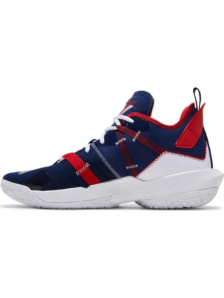 Кроссовки Jordan Why Not Zer0.4 Washington Wizards — изображение 3 из 8, синий
