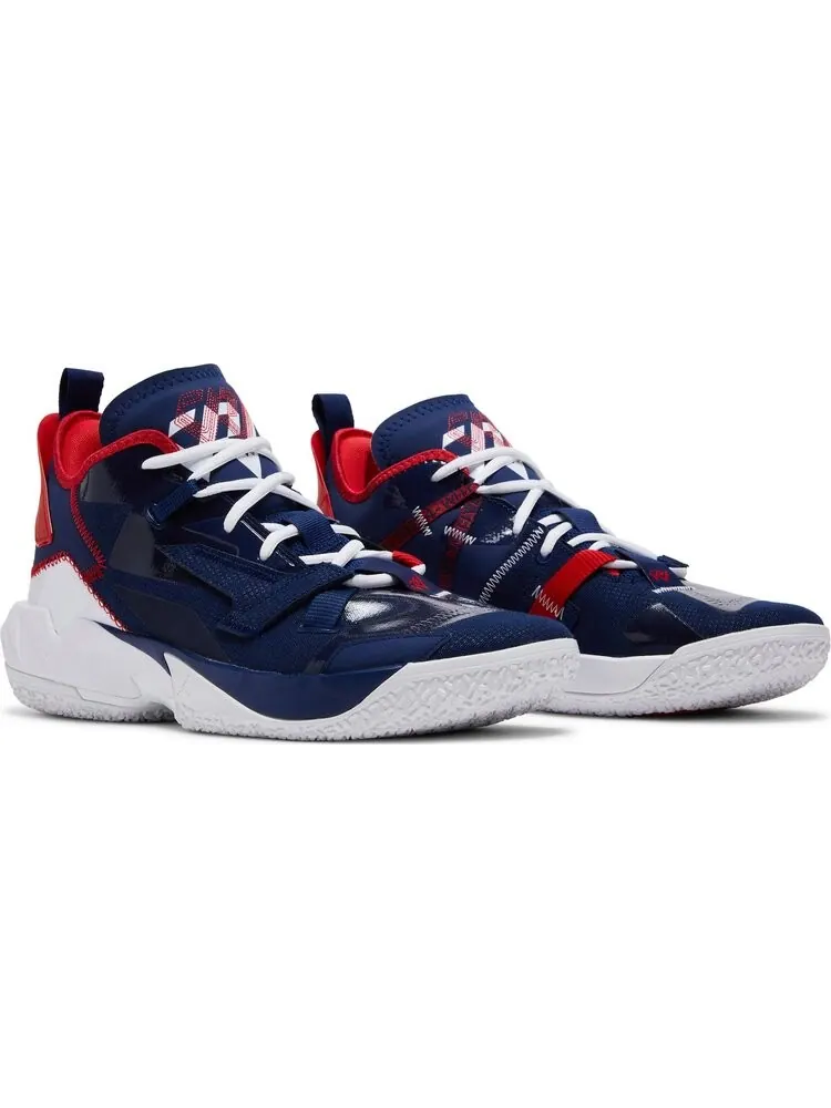 Кроссовки Jordan Why Not Zer0.4 Washington Wizards — изображение 8 из 8, синий