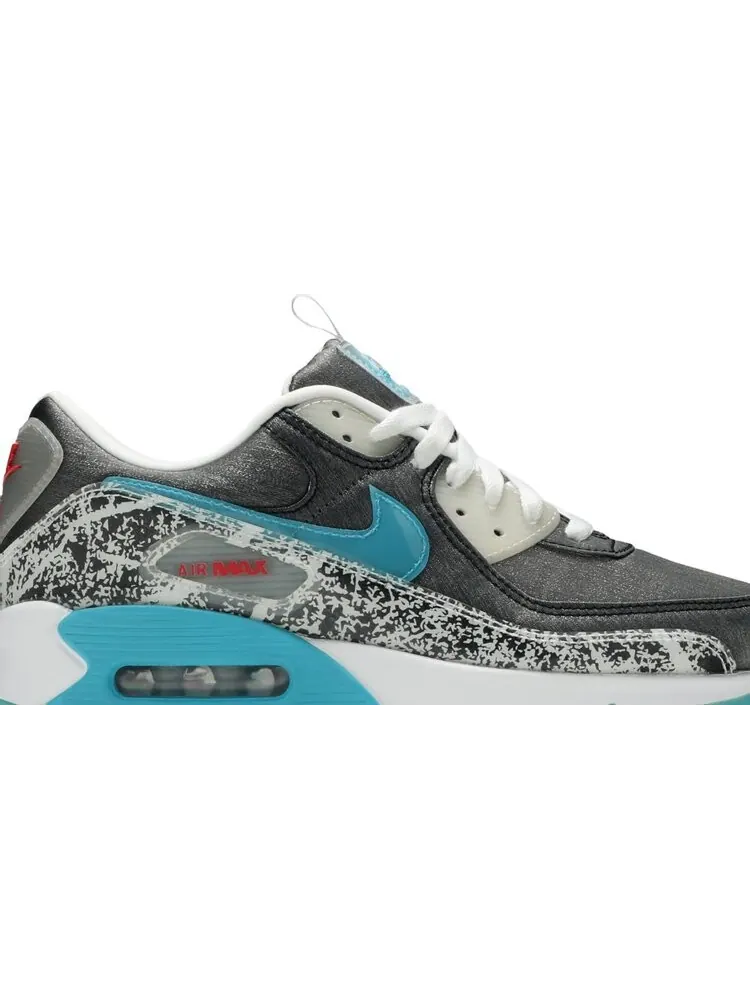 Кроссовки Nike Wmns Air Max 90 SE 'Rice Ball' — изображение 2 из 8, серый