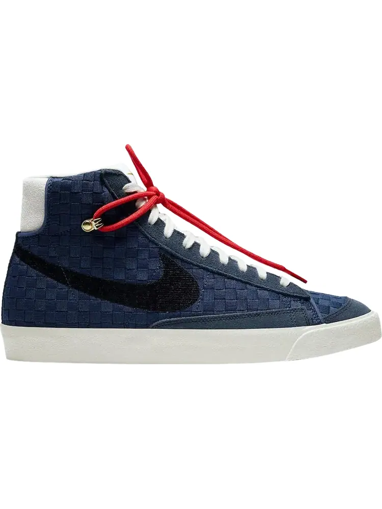 Кроссовки Nike Blazer Mid '77 Vintage 'Sashiko' — изображение 1 из 1, синий