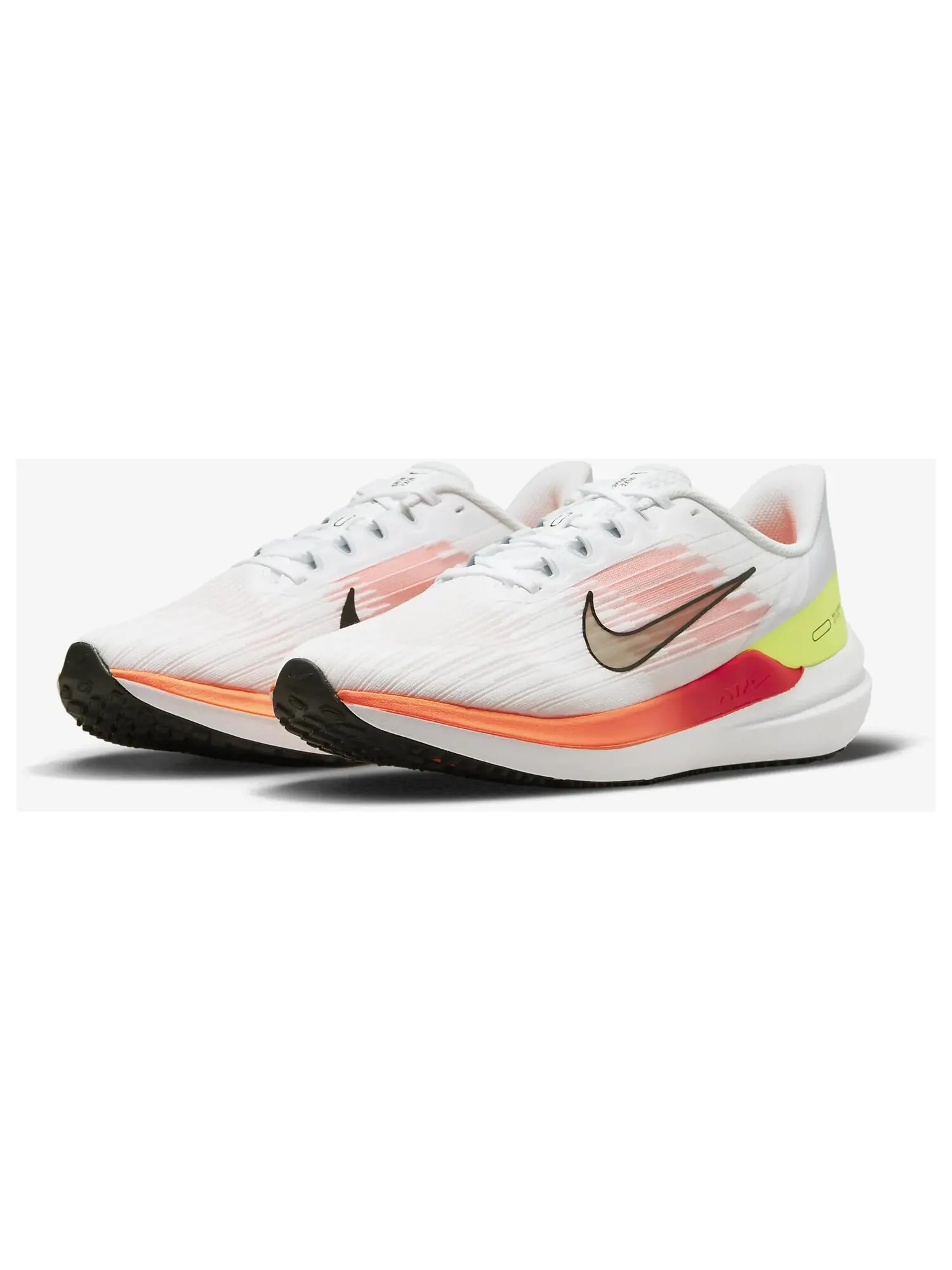Кроссовки Nike Winflo 9 — изображение 2 из 7, белый/оранжевый