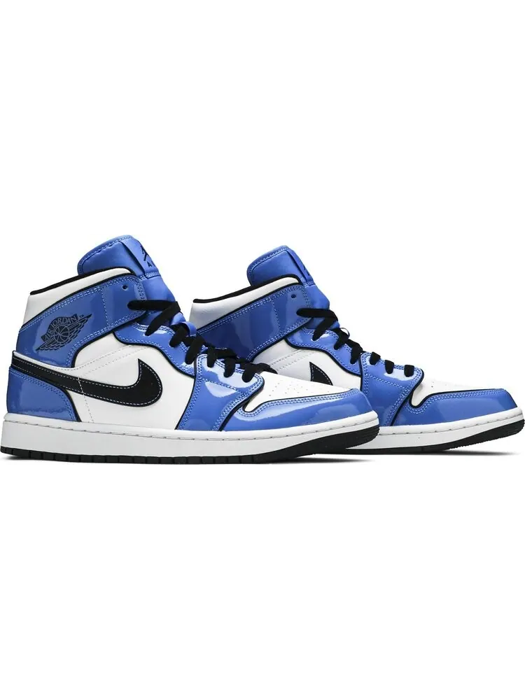 Кроссовки Air Jordan 1 Mid SE Signal Blue — изображение 8 из 8, синий