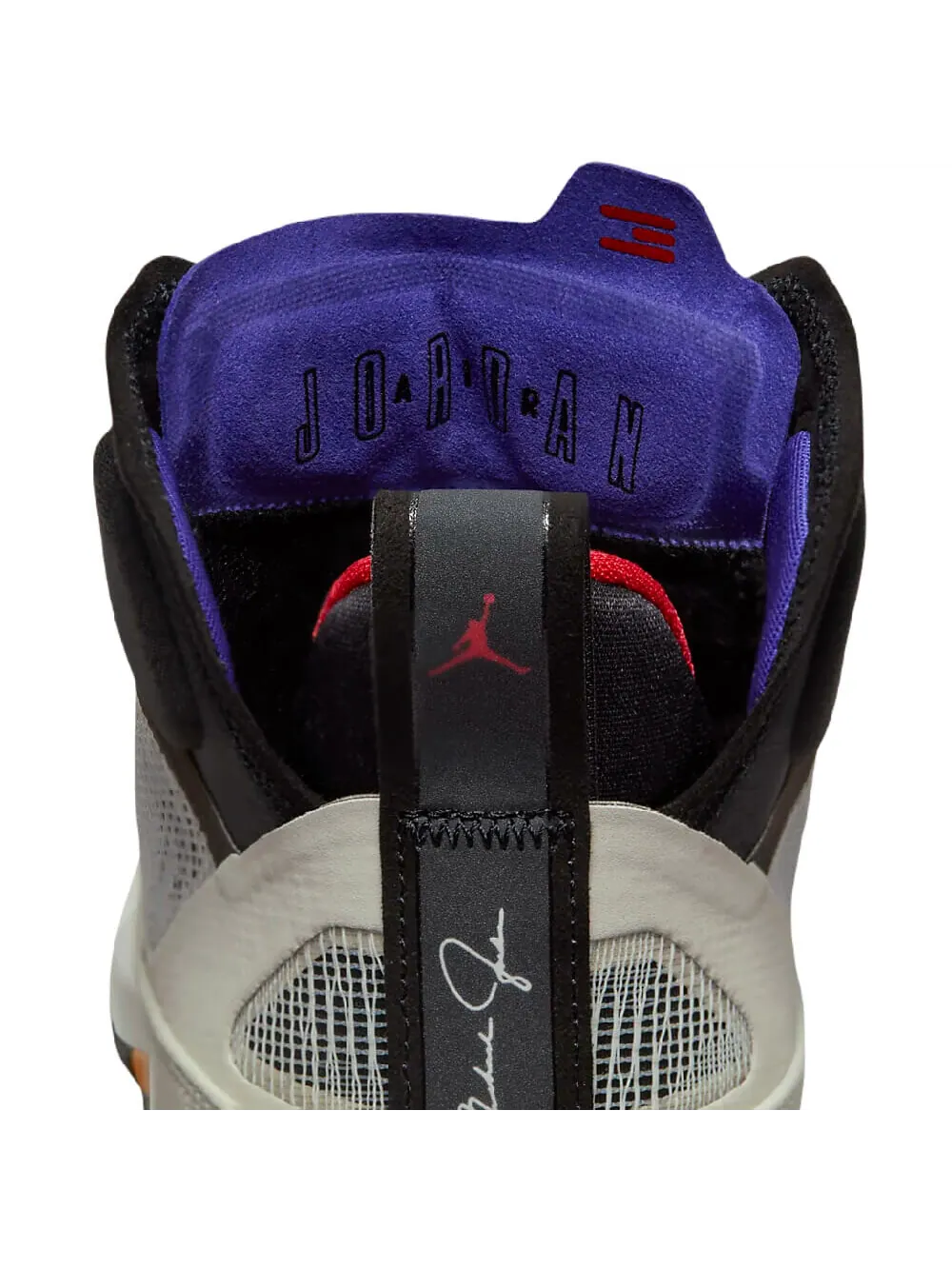 Кроссовки Nike Air Jordan XXXVII — изображение 9 из 10, белый/фиолетовый