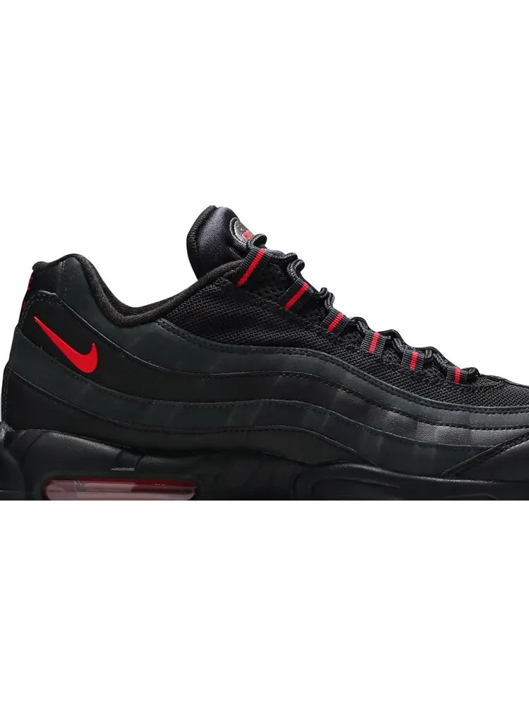Кроссовки Nike Air Max 95 'Bred' — изображение 2 из 8, черный