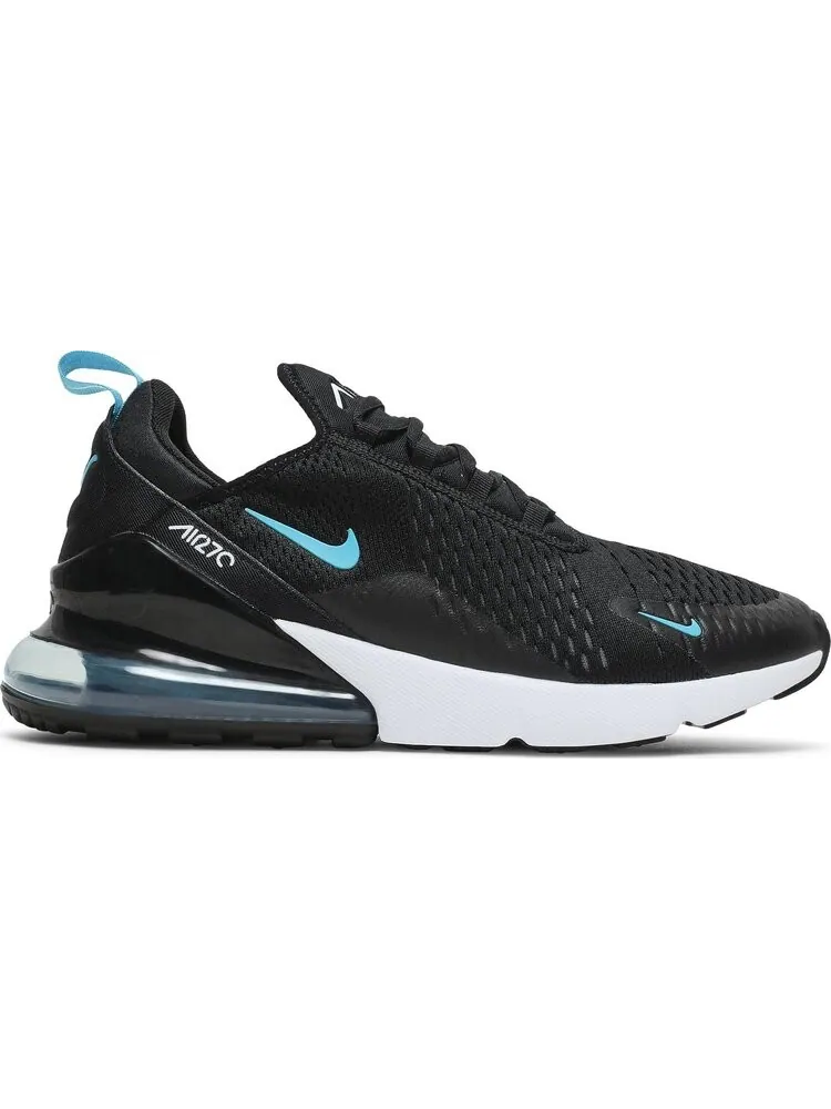 Кроссовки Nike Air Max 270 'Black Light Blue Fury' — изображение 1 из 8, черный