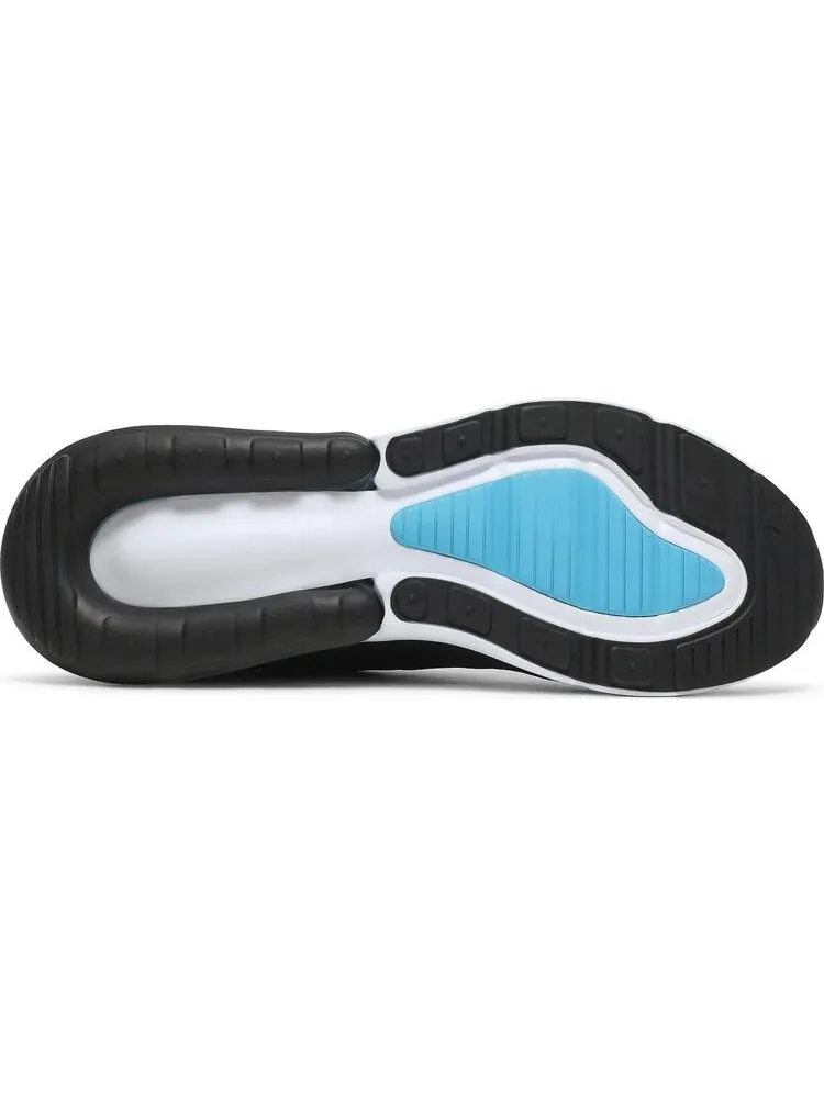 Кроссовки Nike Air Max 270 'Black Light Blue Fury' — изображение 4 из 8, черный