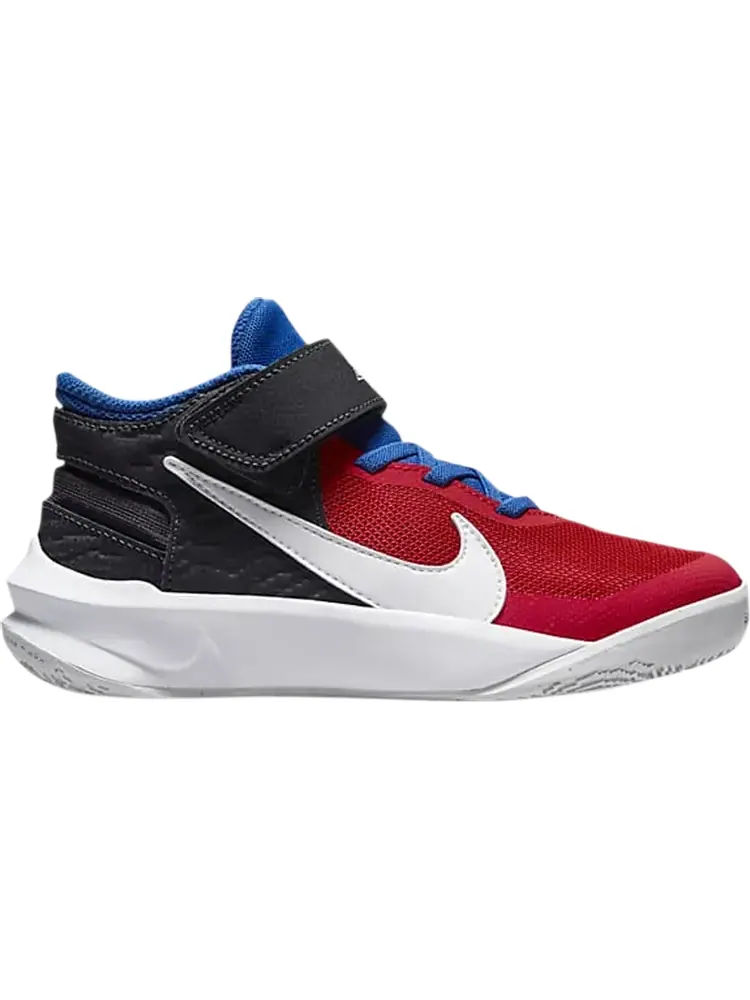 Кроссовки Nike Team Hustle D10 FlyEase PS 'University Red Game Royal' — изображение 1 из 1, красный