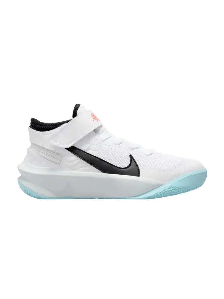 Кроссовки Nike Team Hustle D10 FlyEase GS — изображение 1 из 1, белый