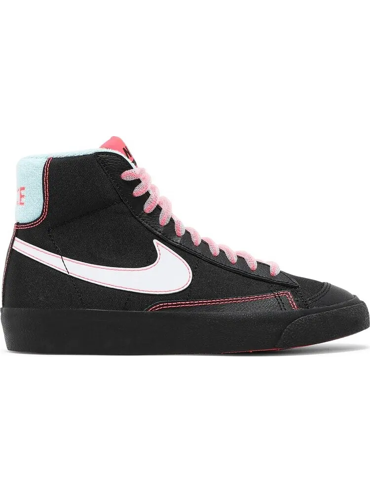 Кроссовки Nike Blazer Mid '77 GS 'Black Atomic Pink' — изображение 1 из 8, черный