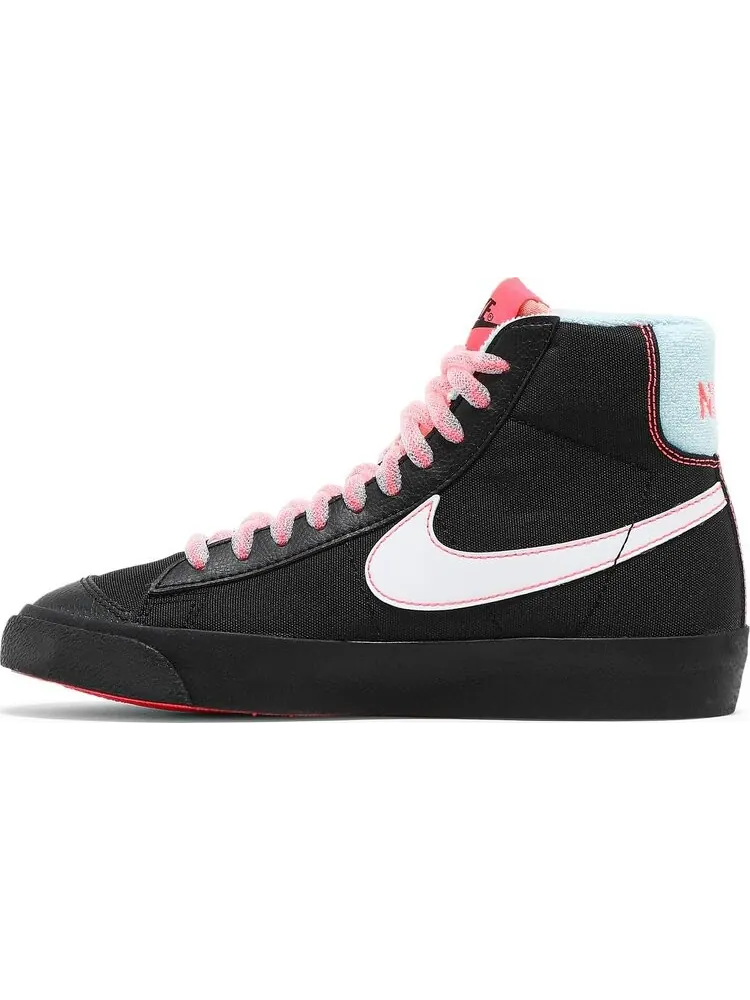 Кроссовки Nike Blazer Mid '77 GS 'Black Atomic Pink' — изображение 3 из 8, черный