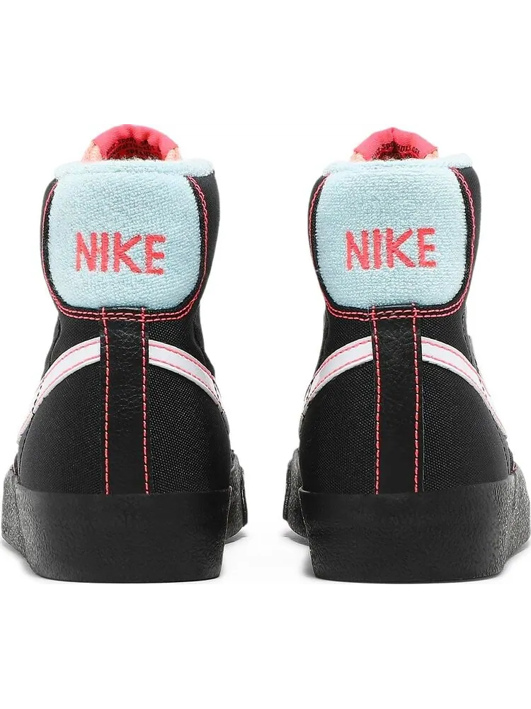 Кроссовки Nike Blazer Mid '77 GS 'Black Atomic Pink' — изображение 6 из 8, черный