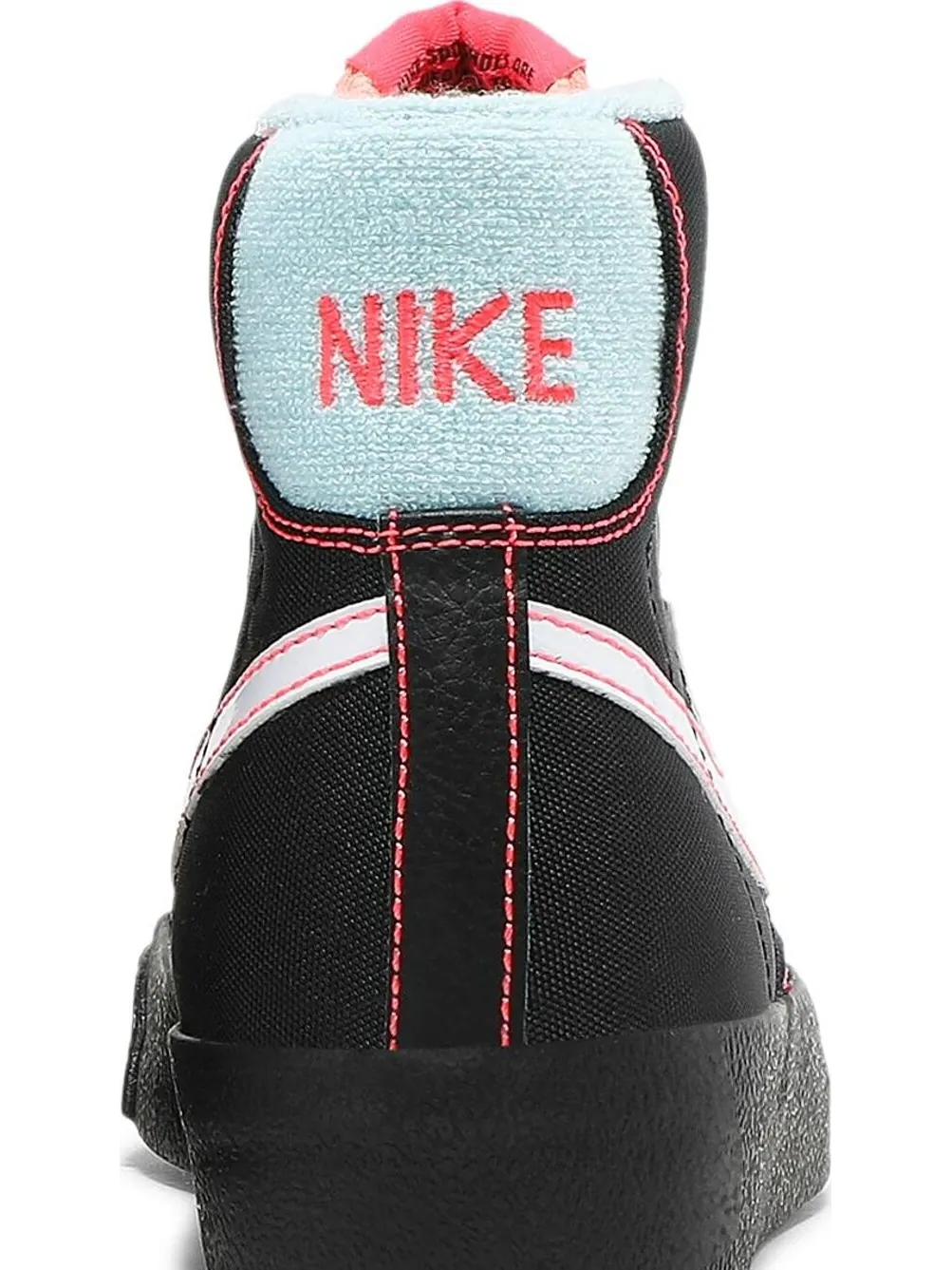 Кроссовки Nike Blazer Mid '77 GS 'Black Atomic Pink' — изображение 7 из 8, черный