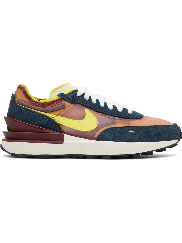 Кроссовки Nike Waffle One SE 'Dark Beetroot Yellow Strike' — изображение 1 из 8, красный