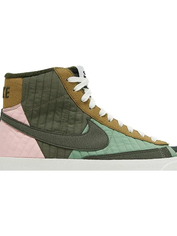 Кроссовки Nike Blazer Mid '77 Premium 'Toasty - Sequoia' — изображение 2 из 8, зеленый