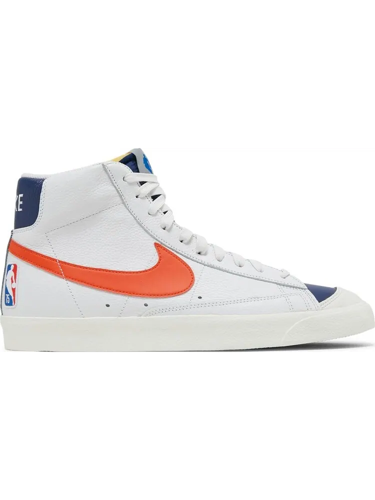 Кроссовки Nike NBA x Blazer Mid '77 EMB '75th Anniversary - Knicks' — изображение 1 из 8, белый