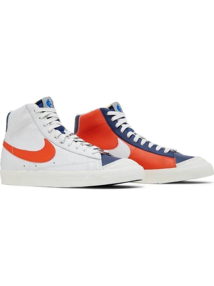 Кроссовки Nike NBA x Blazer Mid '77 EMB '75th Anniversary - Knicks' — изображение 8 из 8, белый