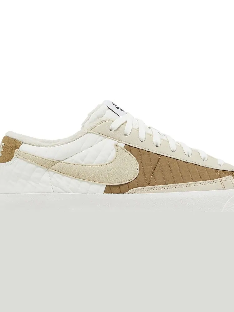 Кроссовки Nike Blazer Low '77 Premium 'Toasty - Brown Kelp' — изображение 2 из 8, белый