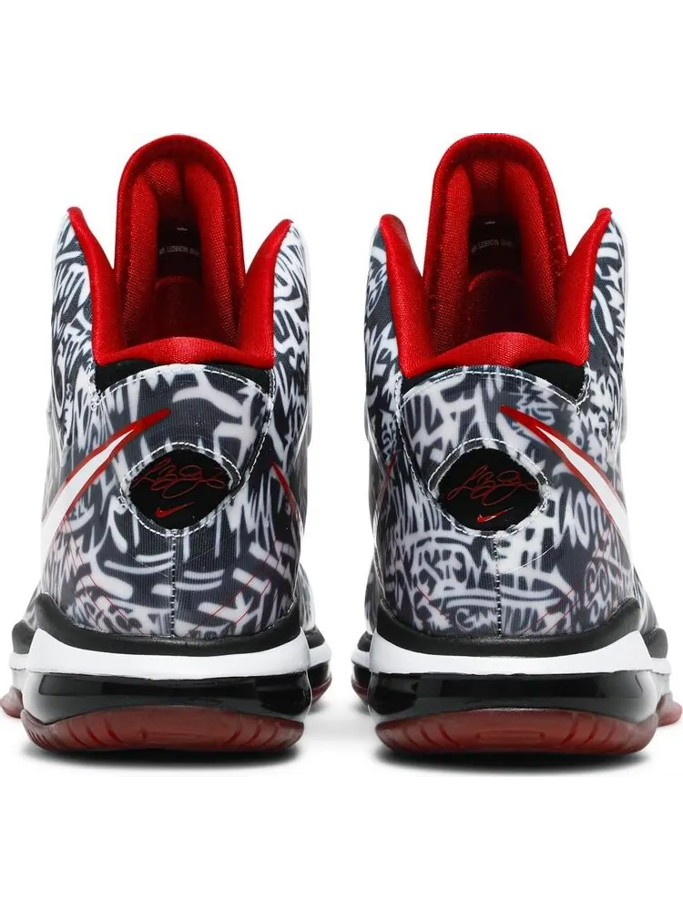 Кроссовки Nike LeBron 8 'Graffiti' — изображение 6 из 8, черный