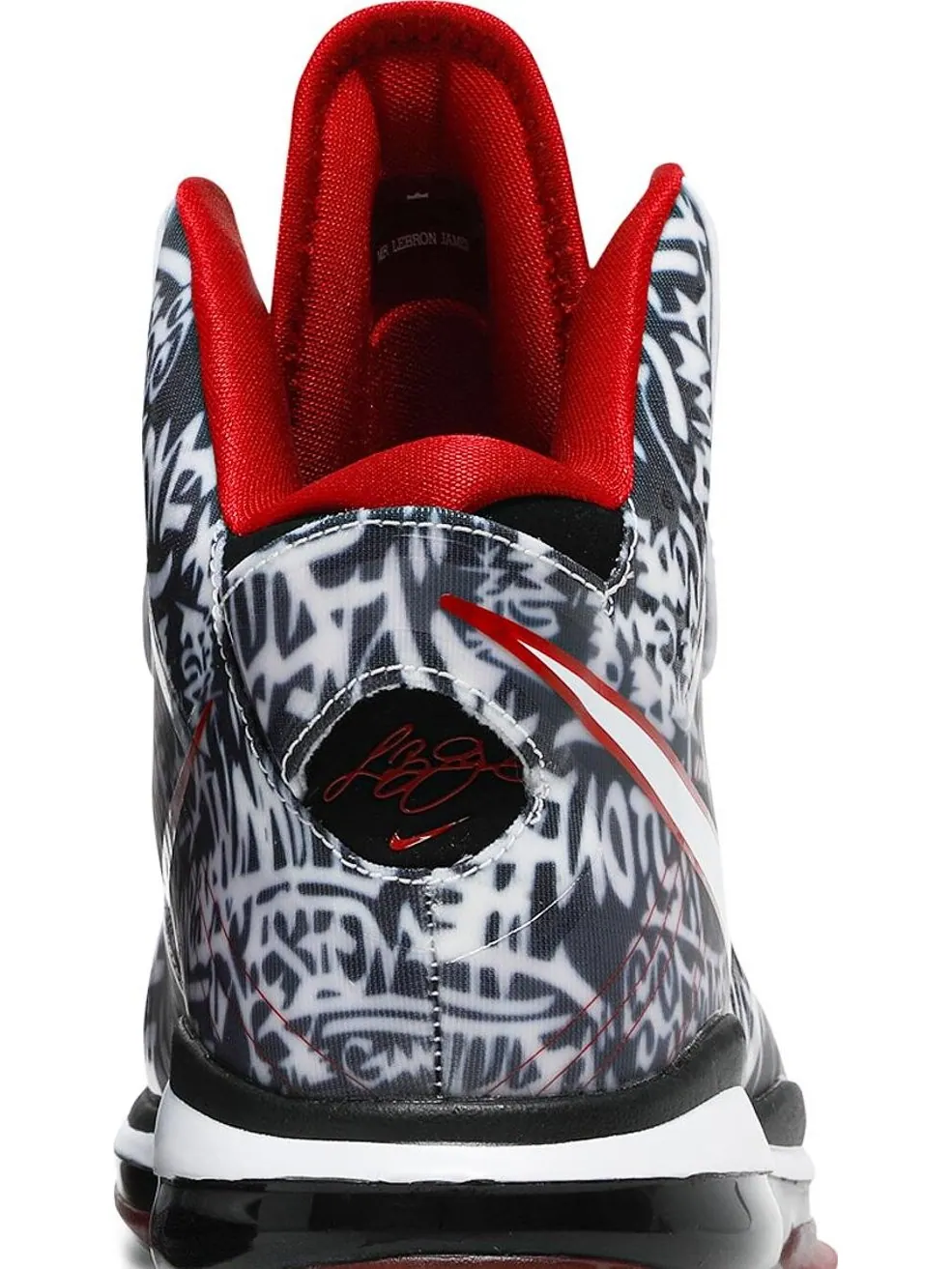 Кроссовки Nike LeBron 8 'Graffiti' — изображение 7 из 8, черный