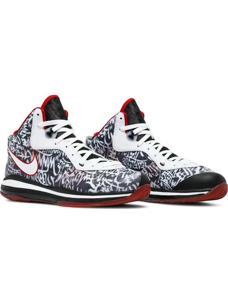 Кроссовки Nike LeBron 8 'Graffiti' — изображение 8 из 8, черный