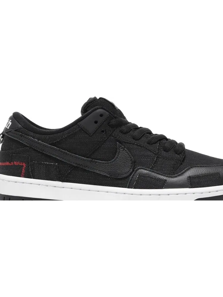 Кроссовки Nike Wasted Youth x Dunk Low SB 'Black Denim' — изображение 2 из 10, черный
