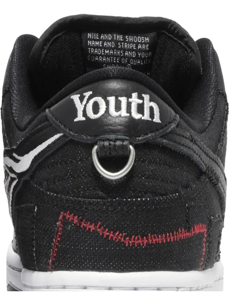 Кроссовки Nike Wasted Youth x Dunk Low SB 'Black Denim' — изображение 7 из 10, черный