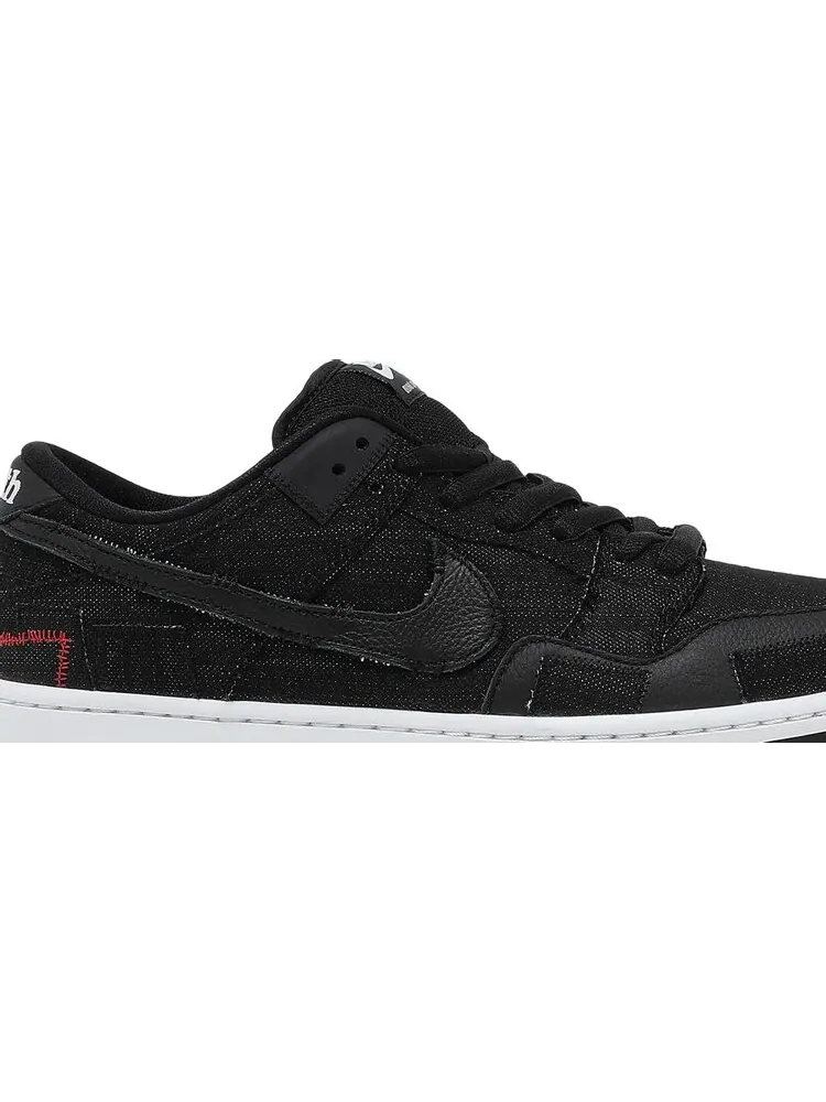 Кроссовки Nike Wasted Youth x Dunk Low SB 'Black Denim' Special Box — изображение 2 из 8, черный