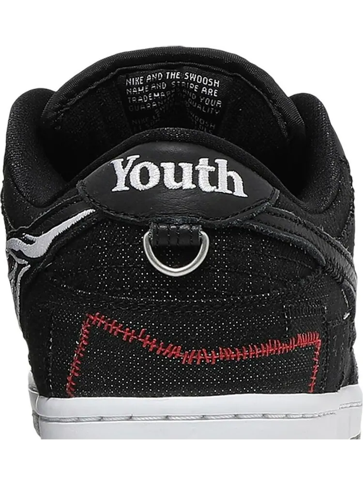 Кроссовки Nike Wasted Youth x Dunk Low SB 'Black Denim' Special Box — изображение 7 из 8, черный