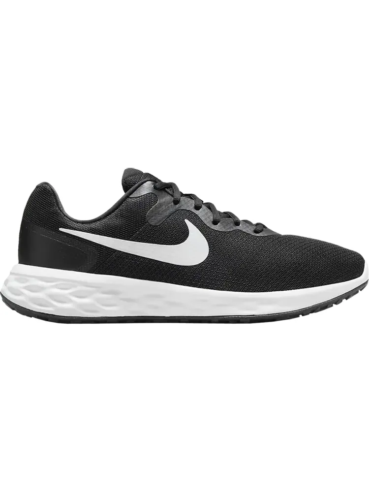 Кроссовки Nike Revolution 6 Extra Wide 'Black White' — изображение 1 из 1, черный