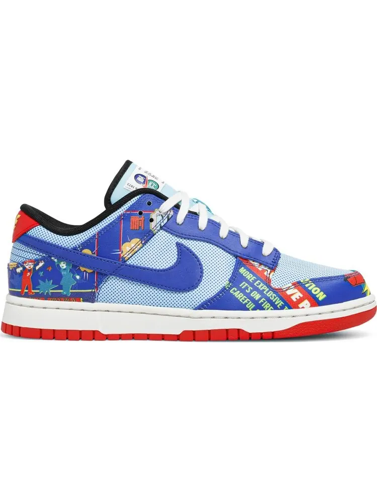 Кроссовки Nike Dunk Low 'Chinese New Year - Firecracker' — изображение 1 из 8, синий