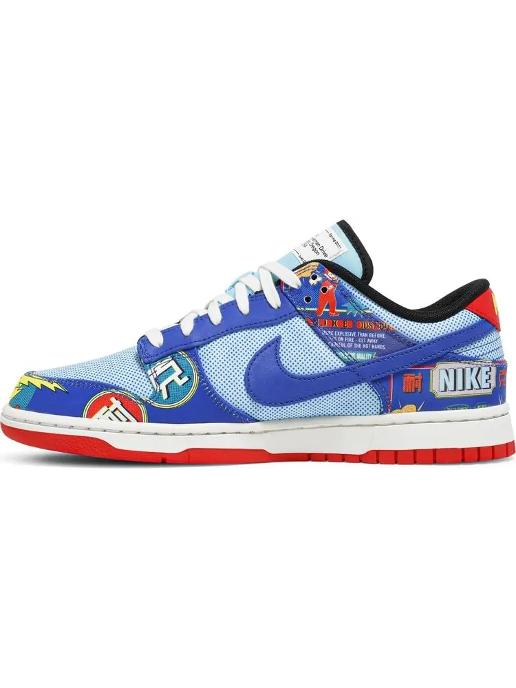 Кроссовки Nike Dunk Low 'Chinese New Year - Firecracker' — изображение 3 из 8, синий