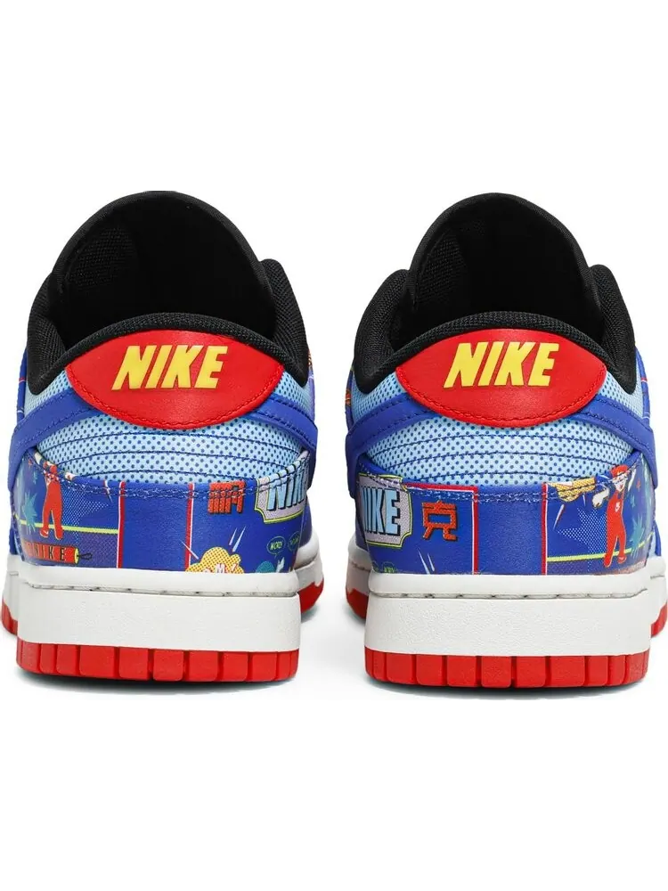 Кроссовки Nike Dunk Low 'Chinese New Year - Firecracker' — изображение 6 из 8, синий