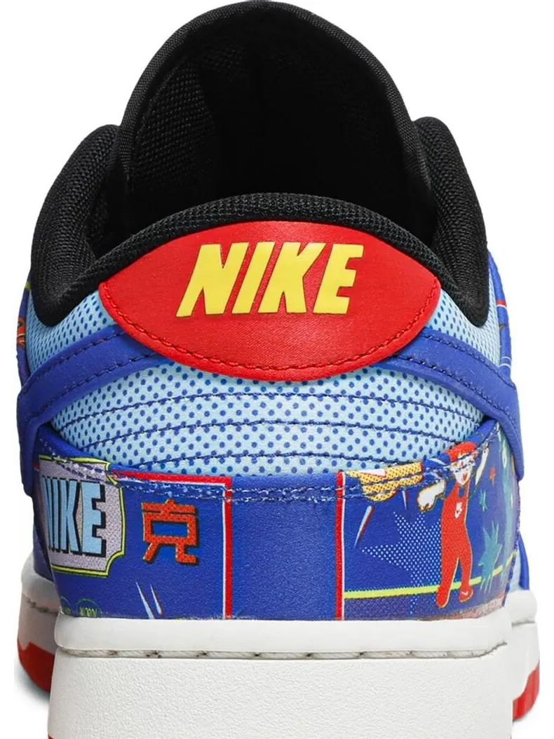 Кроссовки Nike Dunk Low 'Chinese New Year - Firecracker' — изображение 7 из 8, синий