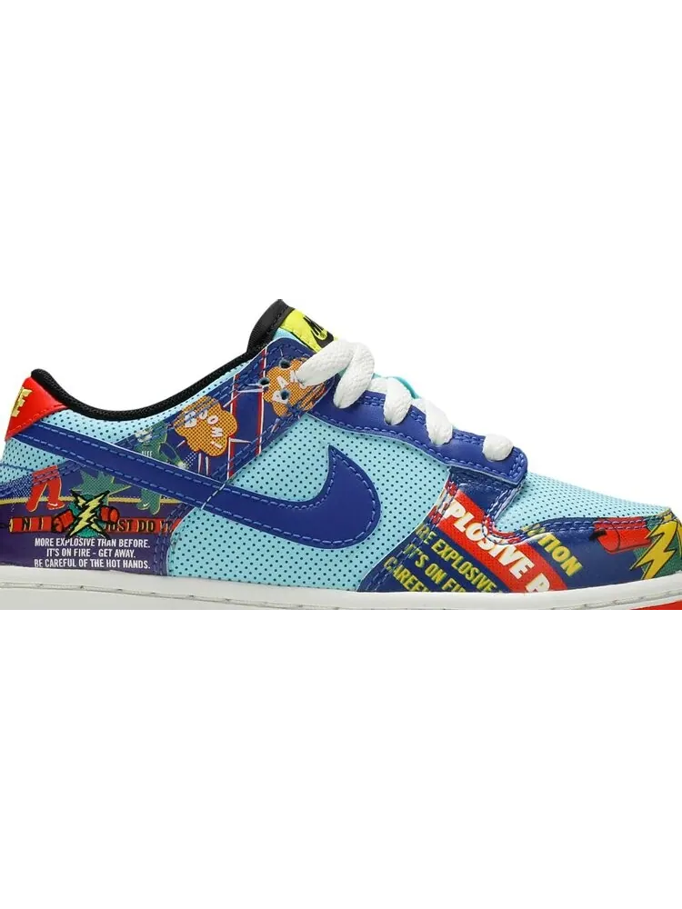 Кроссовки Nike Dunk Low PS 'Chinese New Year - Firecracker' — изображение 2 из 8, красный