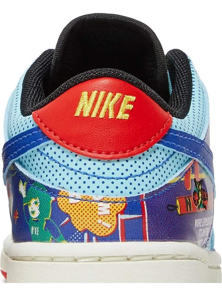 Кроссовки Nike Dunk Low BT 'Chinese New Year - Firecracker' — изображение 7 из 8, красный