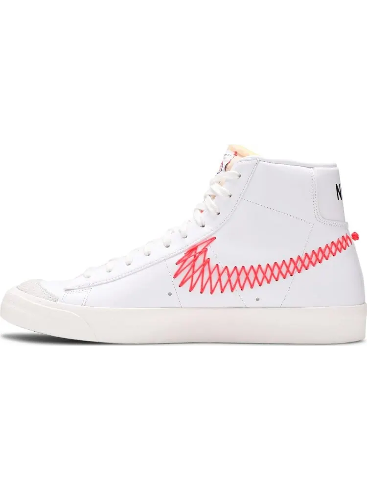 Кроссовки Nike Blazer Mid '77 Vintage 'Double Zig Zag Stitched Swoosh' — изображение 3 из 8, белый
