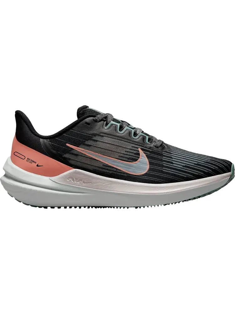 Кроссовки Nike Wmns Air Winflo 9 'Black Light Madder Root' — изображение 1 из 1, черный