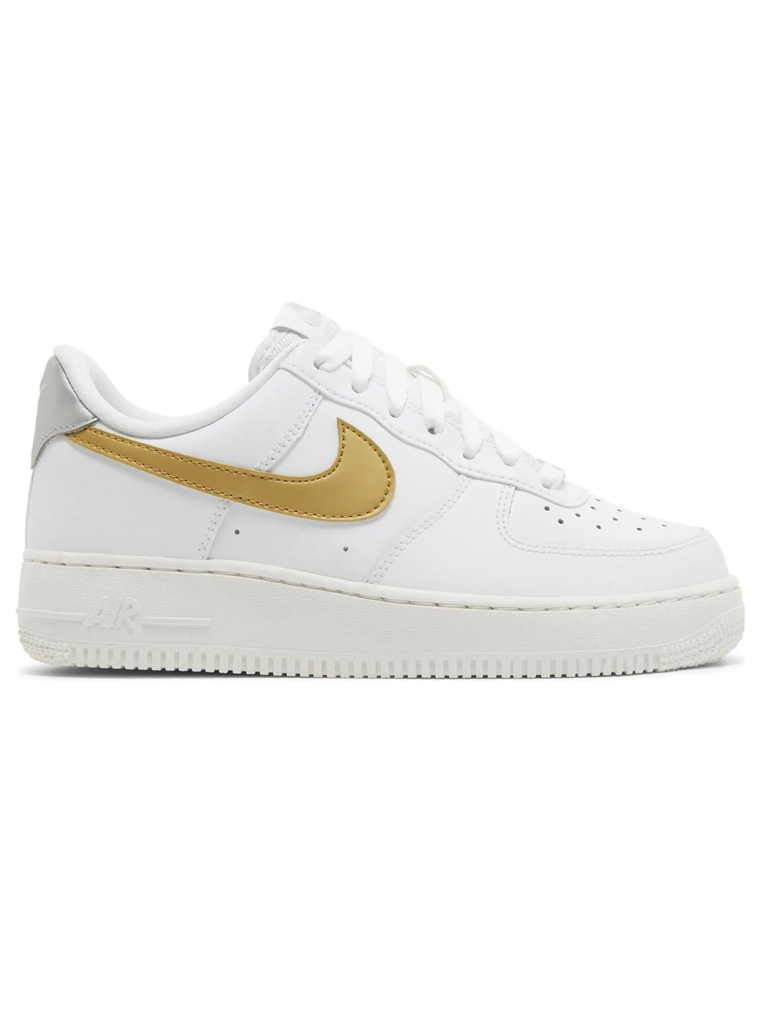 Кроссовки Nike Wmns Air Force 1 '07 'White Metallic Gold' — изображение 1 из 8, белый
