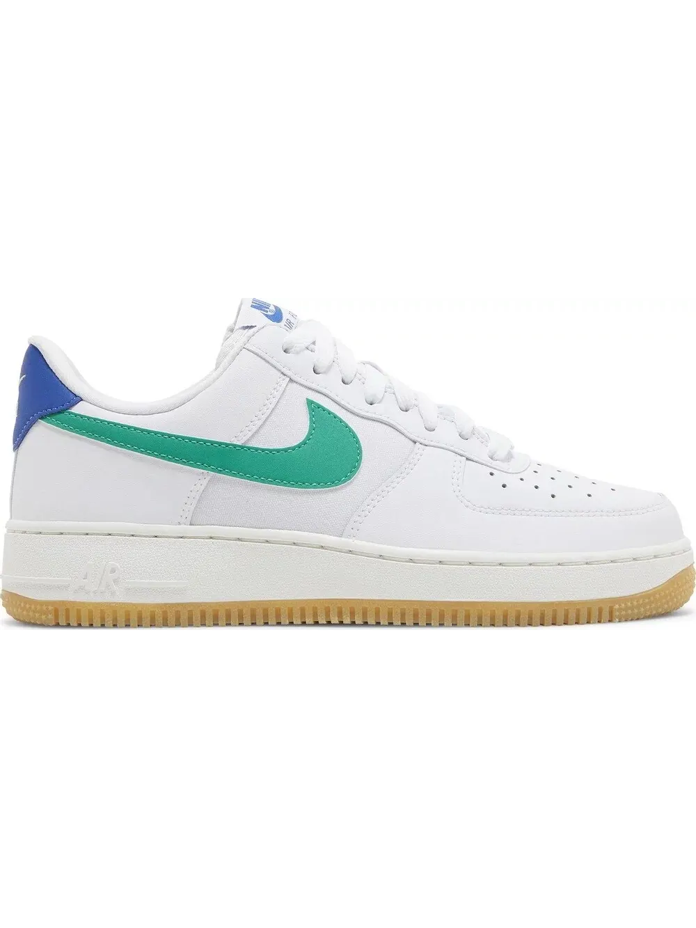 Кроссовки Nike Wmns Air Force 1 07 White Stadium Green — изображение 2 из 5, белый/синий/зеленый