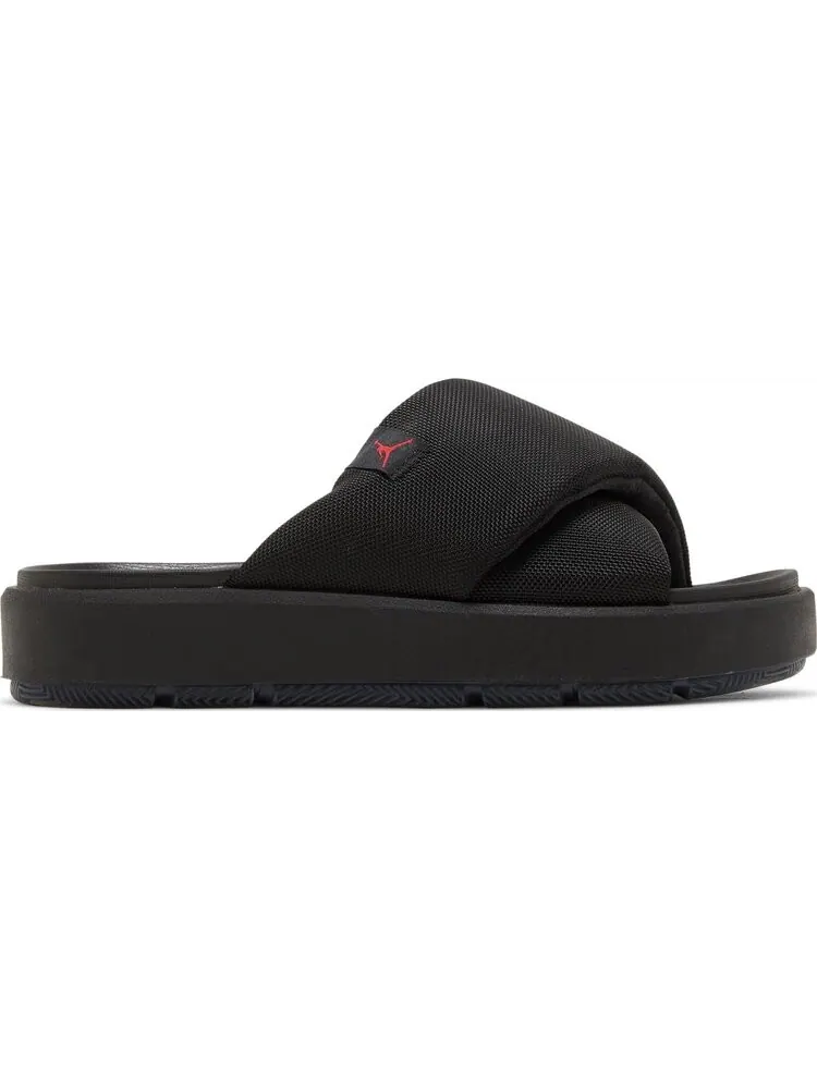 Сандалии Wmns Jordan Sophia Slide Black Fire Red — изображение 1 из 8, черный