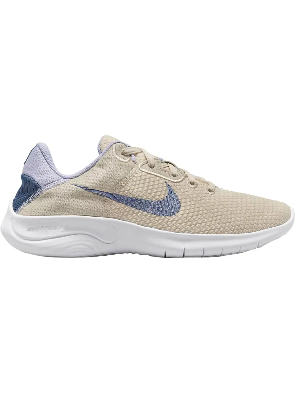 Кроссовки Nike Wmns Flex Experience Run 11 Next Nature Sanddrift — изображение 1 из 1, коричневый/белый/синий
