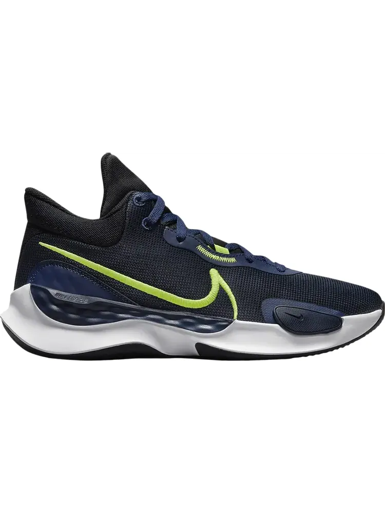 Кроссовки Nike Renew Elevate 3 'Black Navy Volt' — изображение 1 из 1, черный
