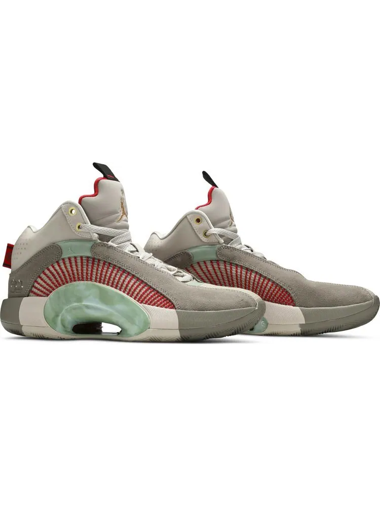 Кроссовки CLOT x Air Jordan 35 Sepia Stone — изображение 8 из 8, загар