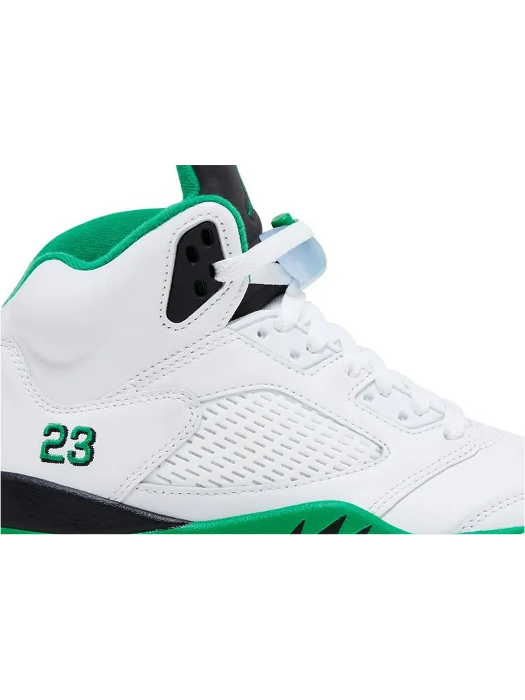 Кроссовки Wmns Air Jordan 5 Retro 'Lucky Green' — изображение 2 из 4, белый