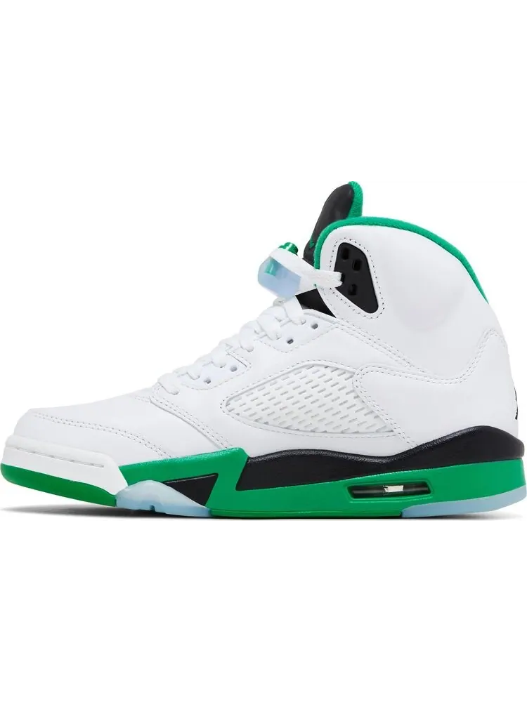 Кроссовки Wmns Air Jordan 5 Retro 'Lucky Green' — изображение 3 из 4, белый