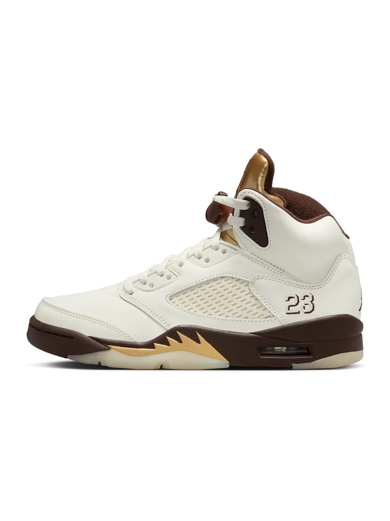 Кроссовки женские Nike Air Jordan 5 Golden Ticket — изображение 1 из 11, кремовый/золотой